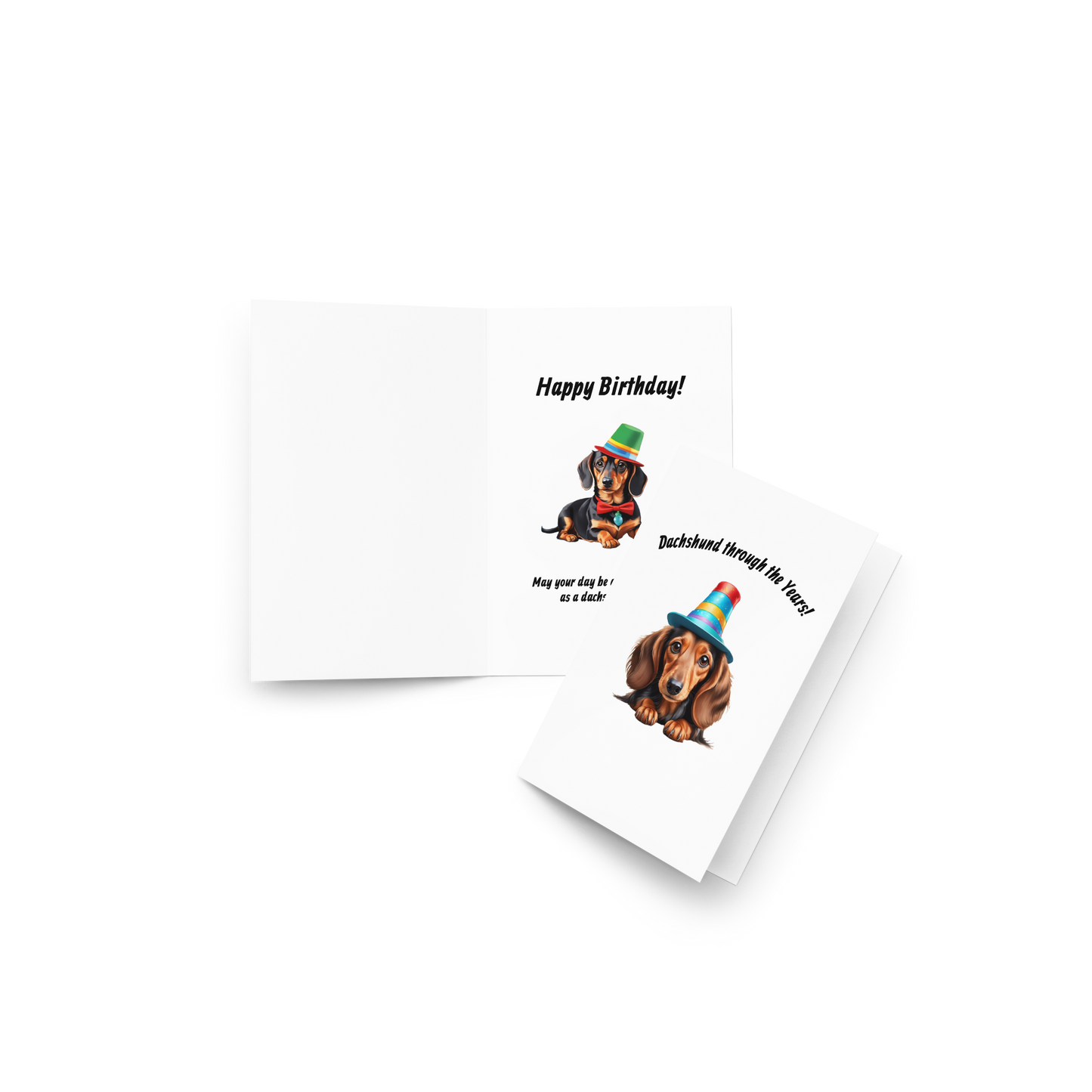 Dachshund Themed Happy Birthday Card!